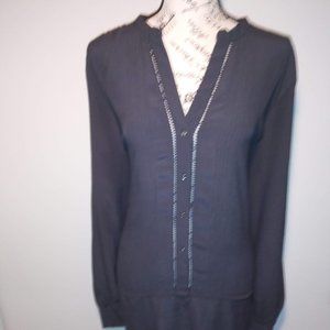 H&M - Charcoal Free Flow Shirt Dress 100% Viscose